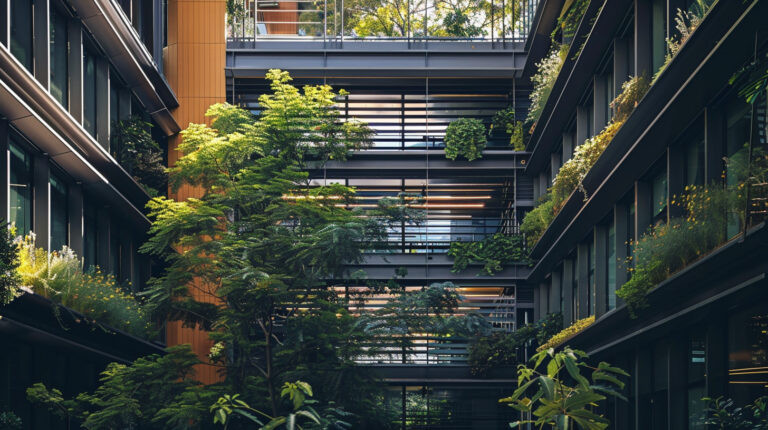 Integração de Espaços Verdes em Estruturas Metálicas: Harmonizando Arquitetura e Natureza
